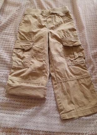 Удобные светлые брюки карго с карманами трансформеры cherokee2 фото