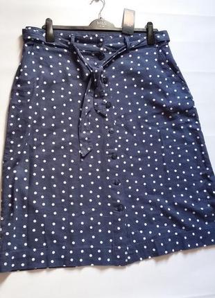 Меди юбка в горошок marks spencer3 фото