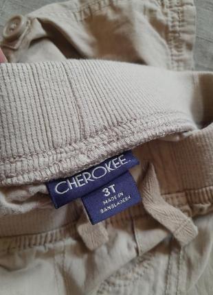 Удобные светлые брюки карго с карманами трансформеры cherokee7 фото