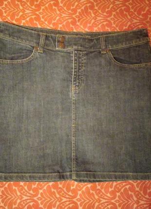 Женская джинсовая юбка xl2 фото