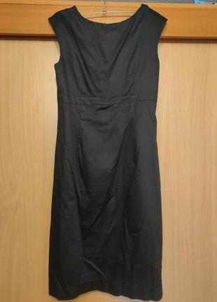 Шикарное черное платье с вышивкой цветы monsoon, m,l размер2 фото