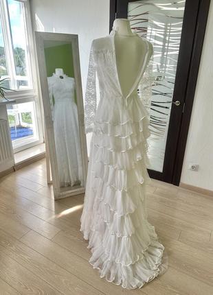 Вінтаж вінтажна весільна сукня плаття вінтаж вінтажна сукня біле весільне вечірнє на фотосесію випускний старовинне історичне
