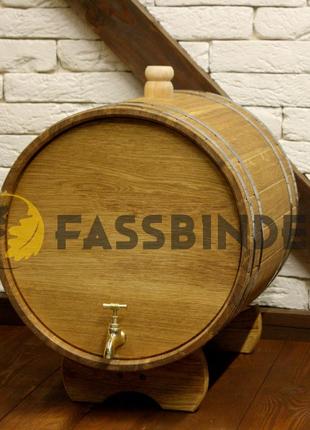 Бочка дубовая (жбан) для напитков fassbinder™ 50 литров daymart1 фото