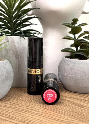 Оригинал revlon super lustrous lipstick помада для губ 720 fire and ice оригинал помада для губ1 фото