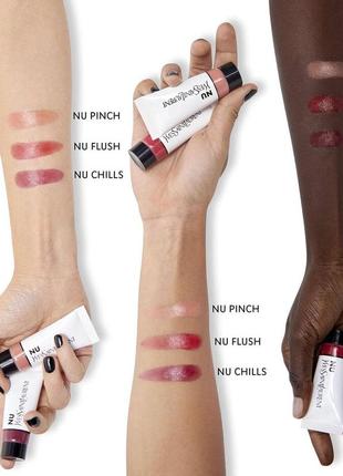 Yves saint laurent nu lip & cheek balmy tint chills - тинт для щёк и губ (оттенок chills)2 фото