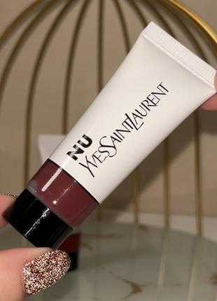 Yves saint laurent nu lip & cheek balmy tint chills - тинт для щёк и губ (оттенок chills)1 фото