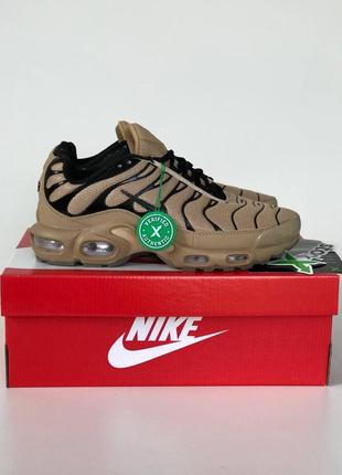 Мужские кроссовки nike air max tn plus brown black 44