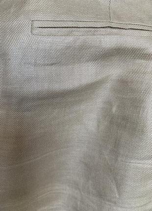 Льняные брюки штаны с карманами mango размер м (38)3 фото