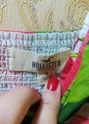 Яркий хлопковый сарафанчик от hollister4 фото