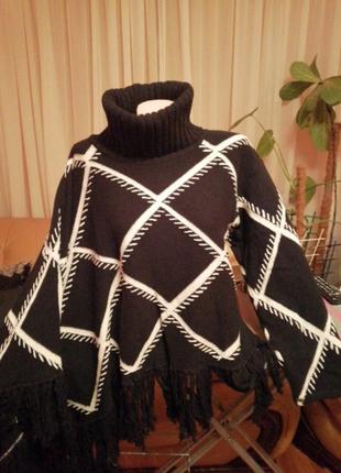 Стильний светр-пончо від karton1 фото