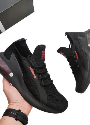 Летние мужские черные кроссовки adidas zx boost 🆕 кроссовки адидас7 фото