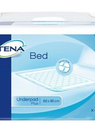 Пелюшки для немовлят tena bed plus 60x90 см 30 шт (7322540800760)