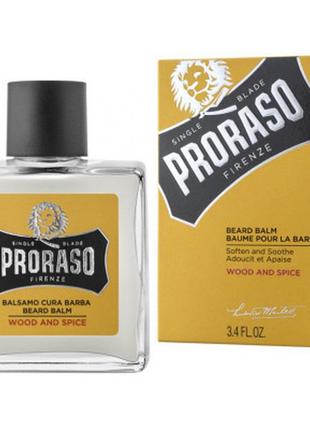 Бальзам для догляду за бородою proraso wood & spice 100 мл (8004395001651)