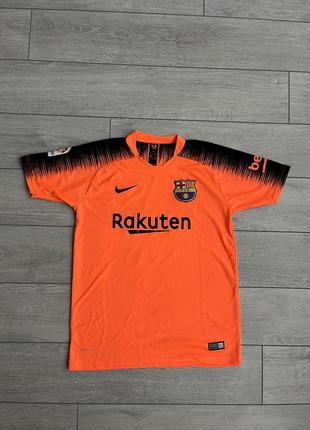 Футбольная футболка lionel messi barcelona nike jersey