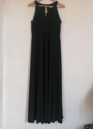 Сукня довга чорна американска пройма великий розмір