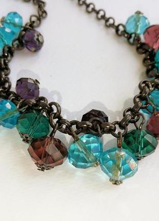 Буси кол'є різнокольорове