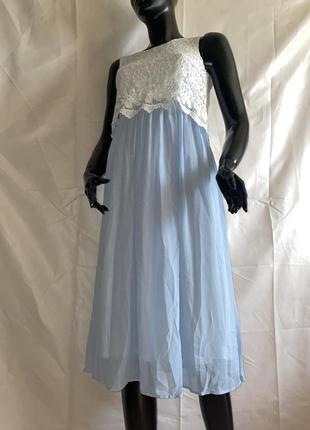 Платье миди cache cache с кружевом