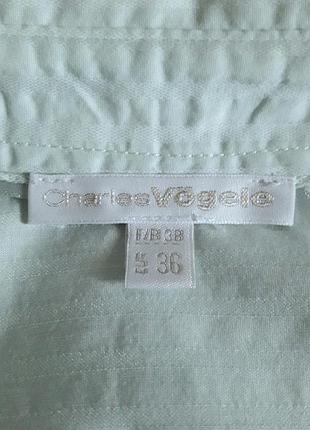 Стрейчева приталена сорочка з найтоншого матеріалу, 44?-46-48?, charles viegele8 фото