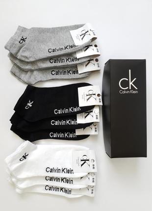 Короткі шкарпетки набір 9 шт. calvin klein. шкарпетки для кросівок короткі кельвін кляйн. чоловічі шкарпетки10 фото