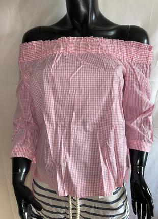 Розовая блуза hm