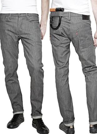 Джинсы levis commuter 511 скини slim fit стрейч велосипедные w34 l34 original