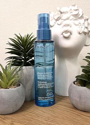 Оригинальный увлажняющий мист для лица clarins hydra-essentiel hydrating multi-protection face mist оригинал утяжелительный мыст