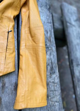 Фирменная стильная натуральная кожаная куртка косуха5 фото