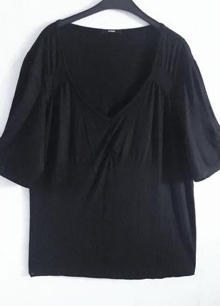 Затишна домашня блуза, 56?-58-60?, тонкий стрейчевий трикотаж із натуральної віскози та еластану, george1 фото