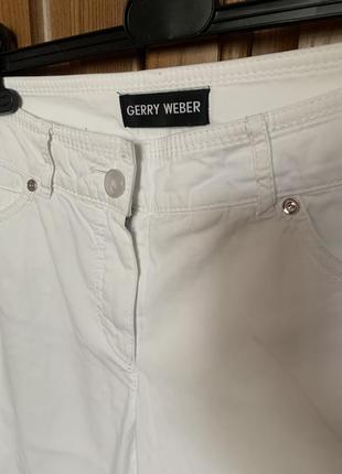 Брюки білі gerry weber 38 40 евро размер брюки джинсы7 фото