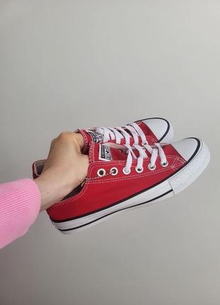 Жіночі  червоні кеди converse all star 🆕 кеди конверс олл стар