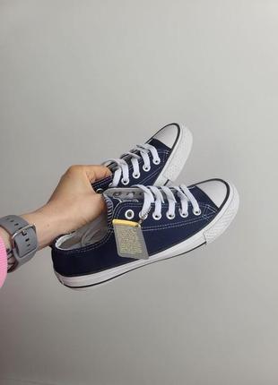 Женские синие кеды converse all star 🆕 кеды конверс олл стар1 фото