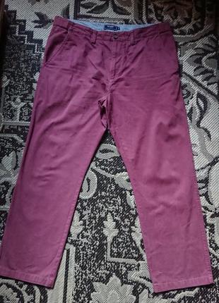 Фирменные английские легкие летние демисезонные хлопковые брюки maine(deberhams), размер 38.