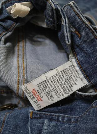 Джинсовий комбінезон bonprix john baner джинси штани брюки xs s m 42 44 158 160 синій з карманом7 фото