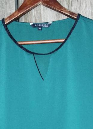 Шикарная блуза/рубашка/сорочка/блузка  от top secret размер 36