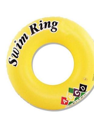 Надувной детский круг swin ring жёлтый диаметром 80см2 фото