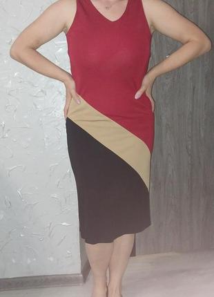 Довга сукня/ плотна тканина2 фото
