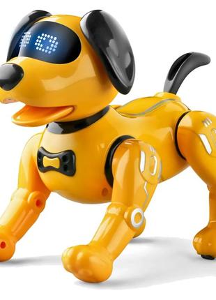 Интерактивный пёс k11 на д/у 22 см (желтый)