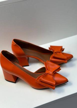 Женские туфли из натуральной кожи5 фото