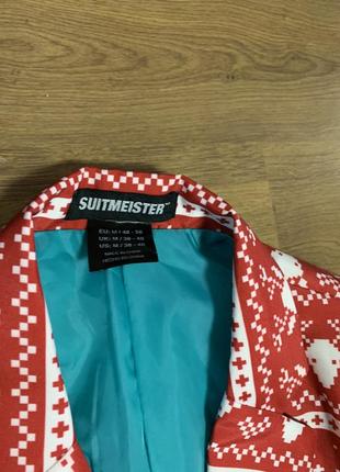 Костюм кумедний класичний Різдво піджак штани8 фото