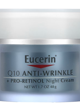 Eucerin, ночной крем против морщин с коэнзимом q10 и про-ретинолом, 48 г (1,7 жидк. унции)