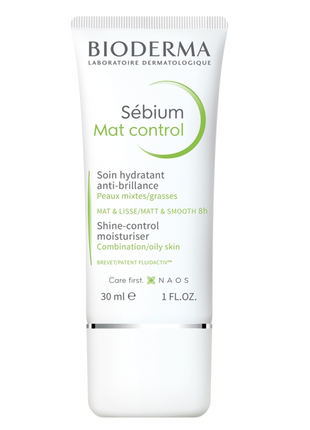 Bioderma sebium mat control 30ml матувальний крем біодерма мат контрол