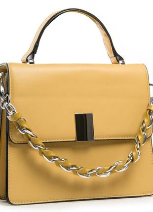 Podium сумка женская классическая иск-кожа fashion 04-02 16928 yellow распродажа
