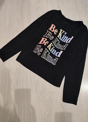 Лонгслів з надписом, primark, р. 134/140