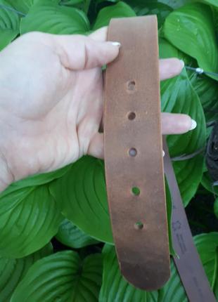 Мужской кожаный ремень/mustang\ нижняя/ловья кожа\р.110