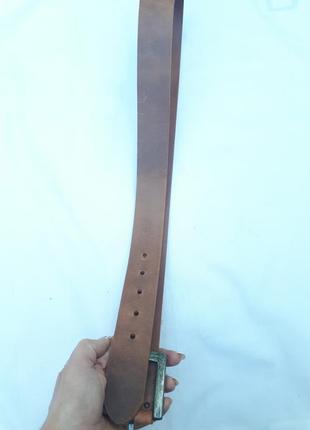 Мужской кожаный ремень/mustang\ нижняя/ловья кожа\р.110