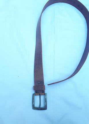 Мужской кожаный ремень/mustang\ нижняя/ловья кожа\р.110