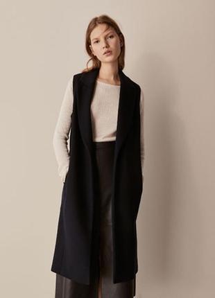 Жилетка шерстяная massimo dutti