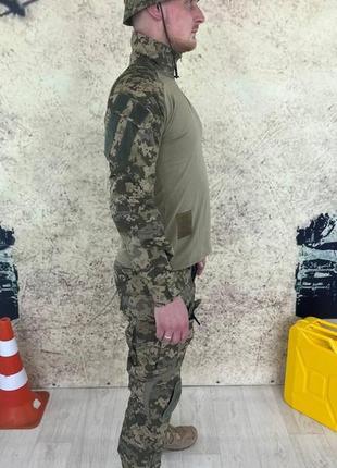 Літня тактична військова форма піксель рип стоп зсу літо з наколінниками, одяг вск,...