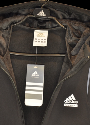 Мужская демисезонная куртка adidas techfit th hood3 фото