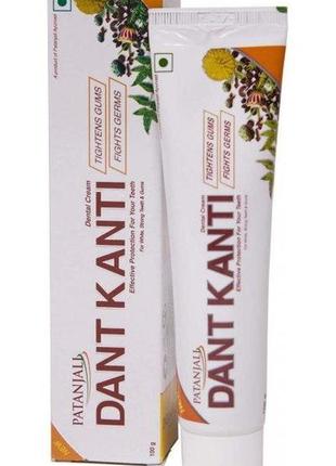 Индийская аюрведическая зубная паста патанжали patanjali 200 г